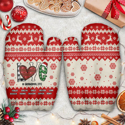 Grandma Life | Personalized Warm Mittens JSWMPT2248TA