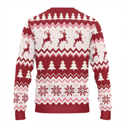 Upload Photo Family Cozy Christmas Pattern | Personalized Wool Sweater JSWSWPHN2152M