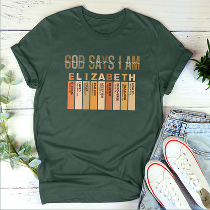 God Says I Am | Personalized Classsic Unisex T-shirt