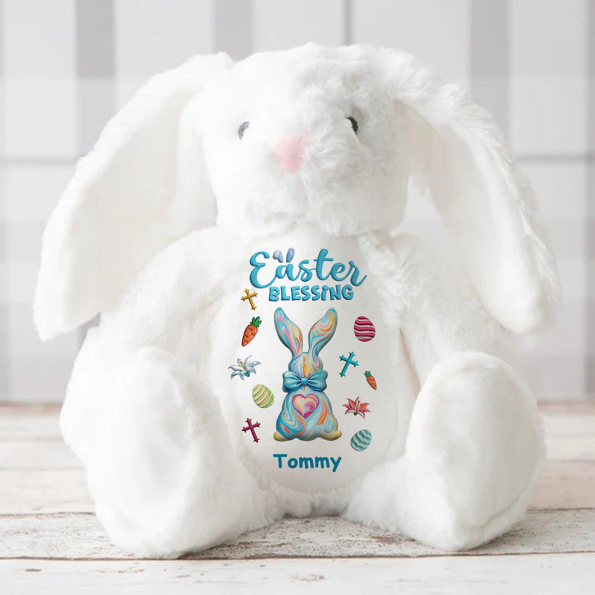 Easter Blessing | Personalized Stuffed Bunny