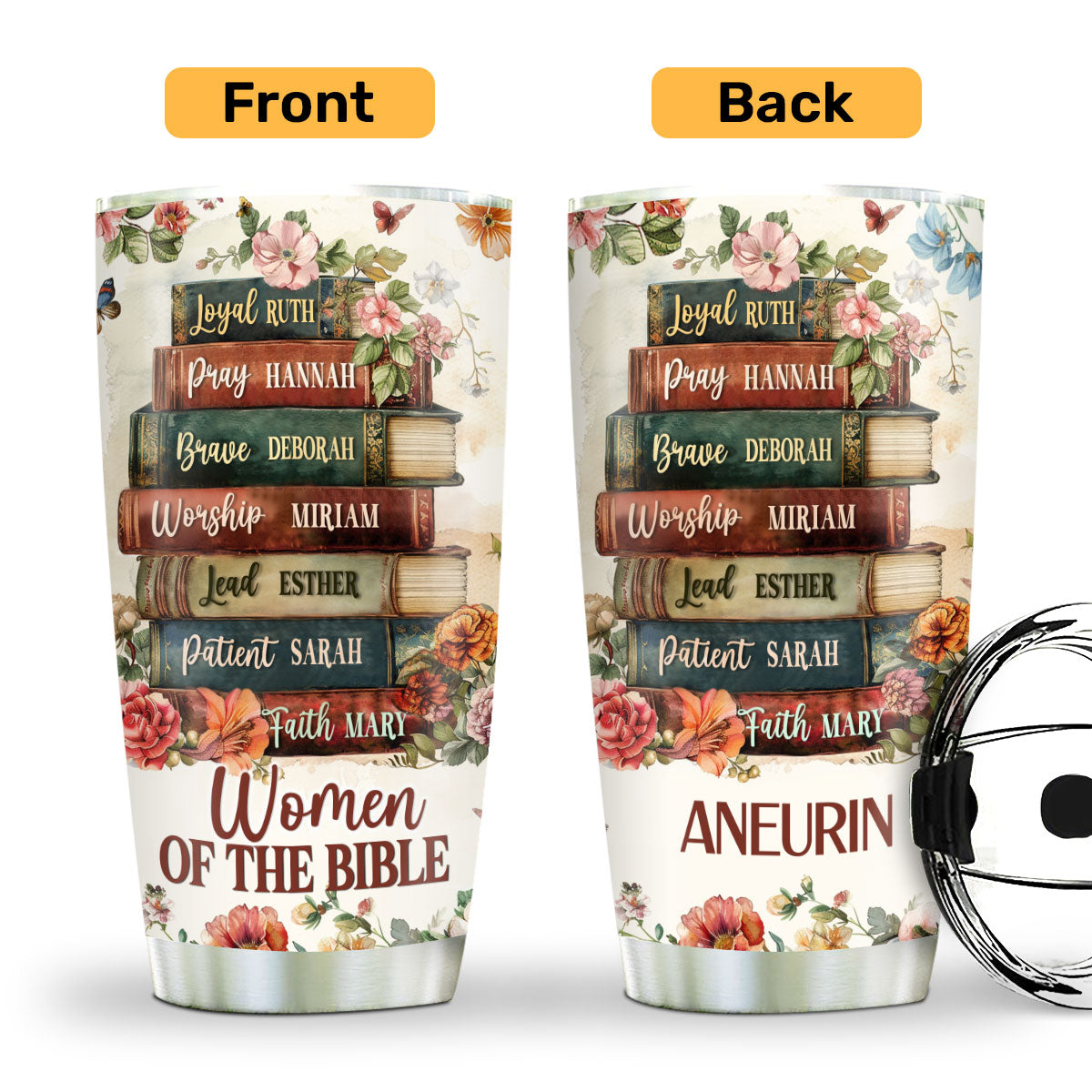 Women Of The Bible | Personalized Stainless Steel Tumbler JSSSTTH01