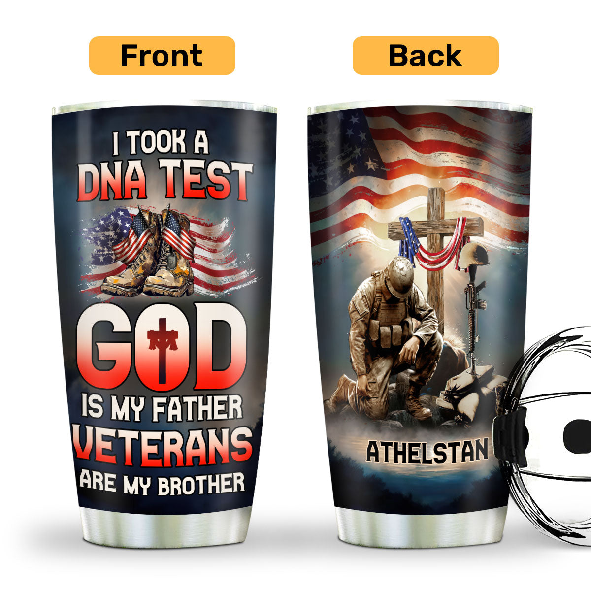 I Took A DNA Test | Personalized Stainless Steel Tumbler JSSSTM1051