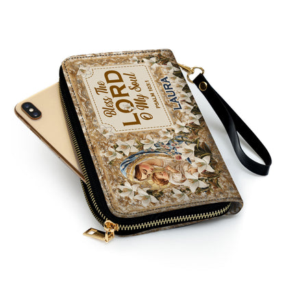 Bless The Lord O My Soul | Personalized Clutch Purse