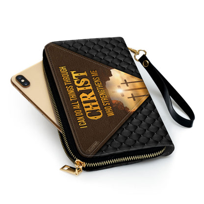 Limited Clutch Purse - I Can Do All Things Through Christ CP11