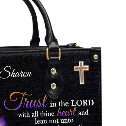 Jesuspirit Personalized Leather Handbag | Bible Bag With Handle | Gift For Christian Women H22