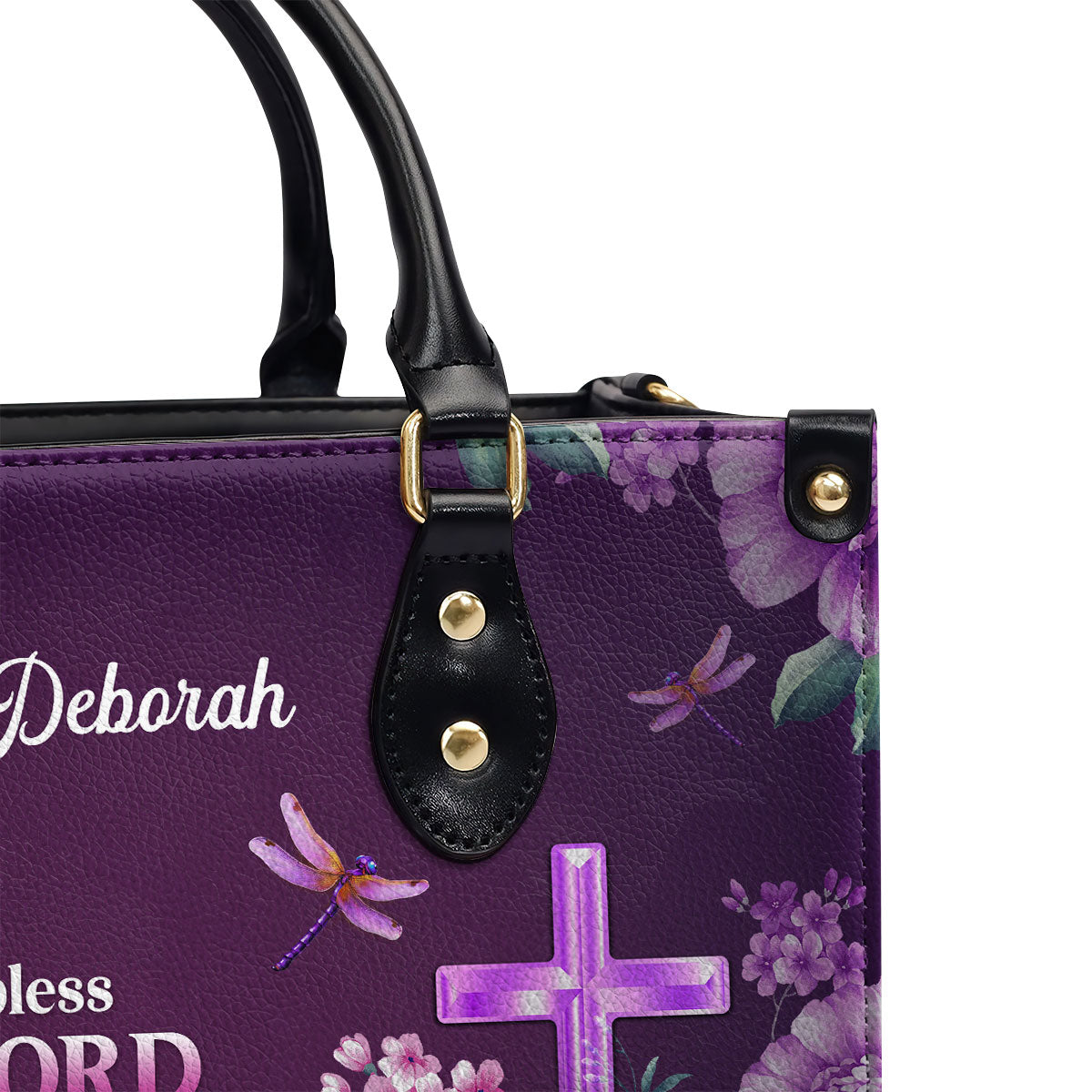 Jesuspirit Personalized Leather Handbag | Bible Handbag With Name | Gift For Her H24