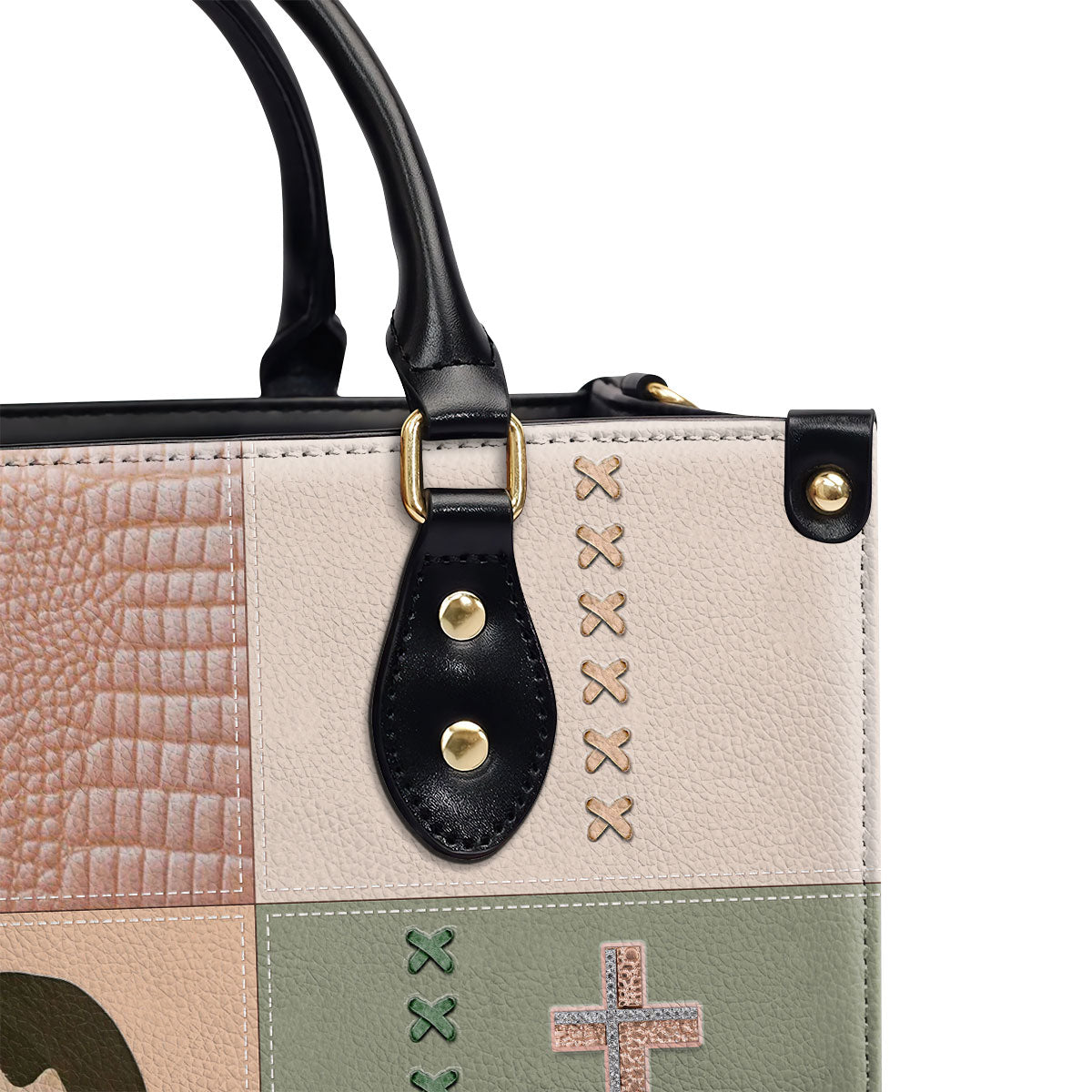 Simply Blessed Adorable Personalized Christian Leather Handbag