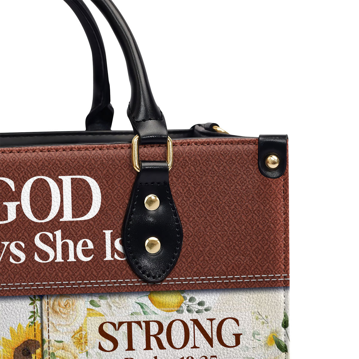 Jesuspirit | God Says She Is | Religious Gift For Worship Friends | Personalized Leather Handbag With Zipper LHBNUH682