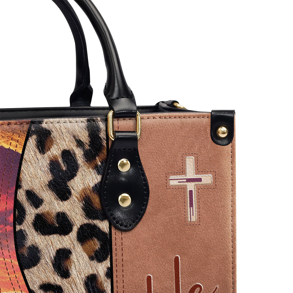 Special Personalized Leather Handbag - He Is Risen NUM295