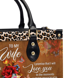 Meeting You Was Fate - Sweet Flower Leather Handbag For Wife NUH268