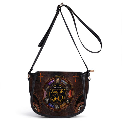 Armor Of God - Personalized Leather Saddle Bag LSBM762