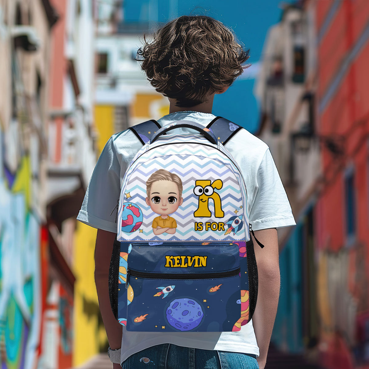 School Kid's Name | Personalized Backpack JSBPPT1054M