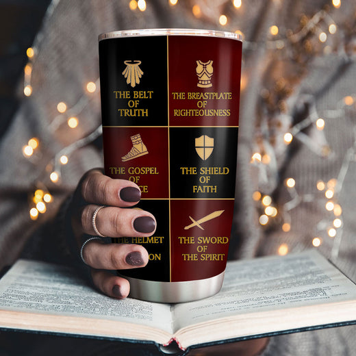 Jesuspirit | Personalized Stainless Steel Tumbler | The Gospel of Peace | Worship Gift For Pastors SSTM03
