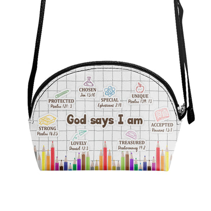 God Says I Am | Personalized Kid Shell Purse JSCHSBPT1120D