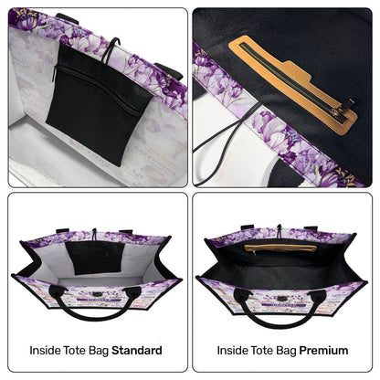 God Says I Am - Personalized New Canvas Tote Bag CTBM08