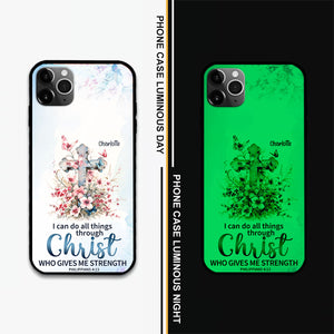 Jesuspirit | I Can Do All Things Through Christ | Philippians 4:13 | Personalized Phone Case | Religious Gift For Worship MembersGift PCHN35