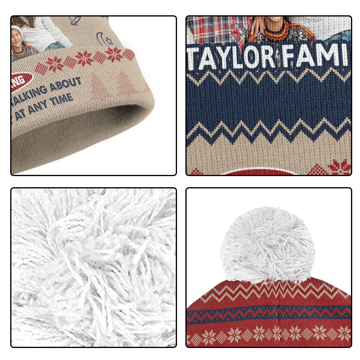 Warning We My Start Talking About Jesus At Any Time | Personalized Bobble Beanie Hat JSBBHPT2537L