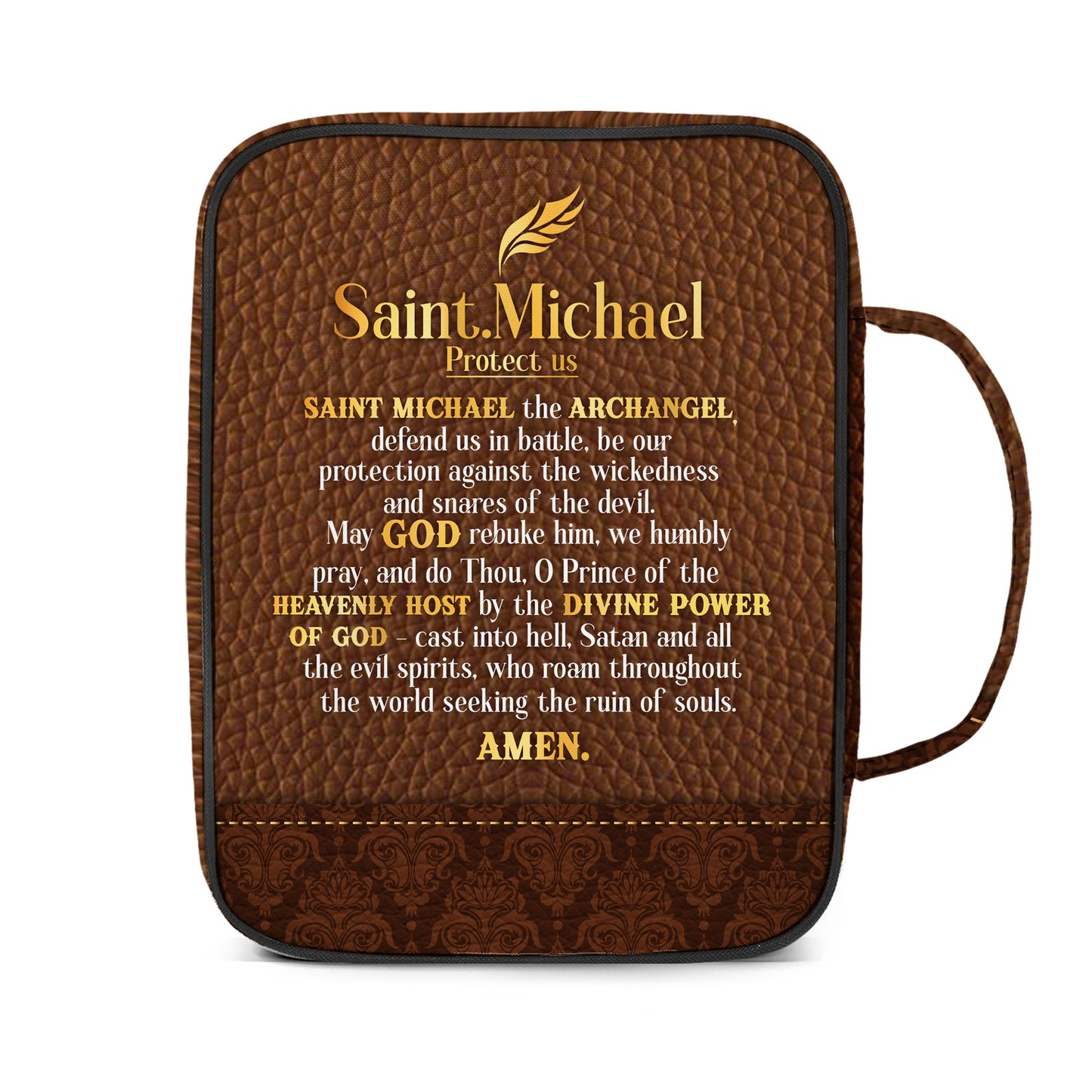 Saint Michael | Personalized New Bible Bag JSNBBPPA1292TA