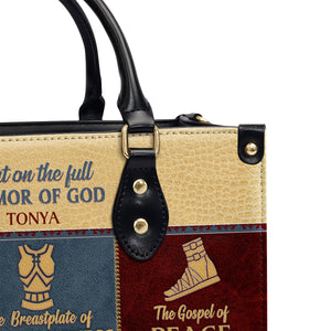 Beautiful Christian Leather Handbag - The Belt Of Truth NUM352A