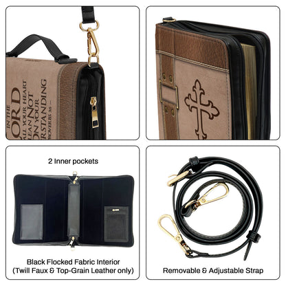 Must-Have Personalized Bible Cover - Trust In The Lord With All Your Heart BC08