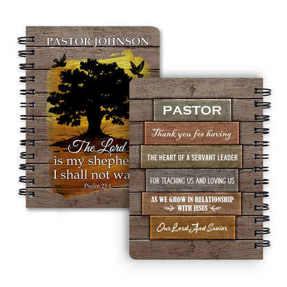 Thank You Pastor | Personalized Spiral Journal JSSJHLT1586TA