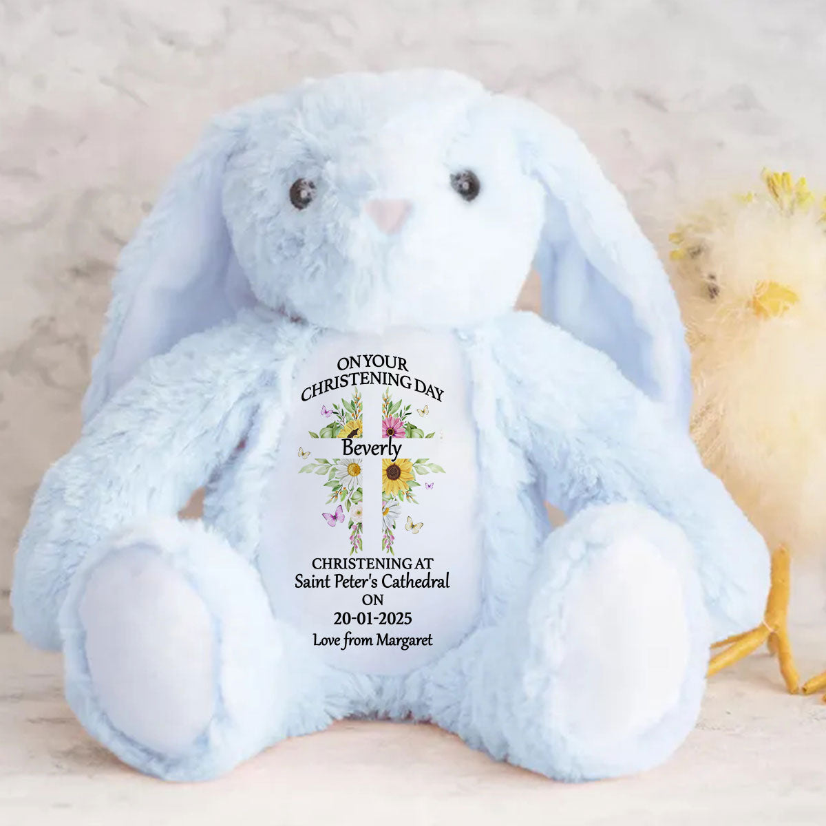Christening | Personalized Stuffed Bunny