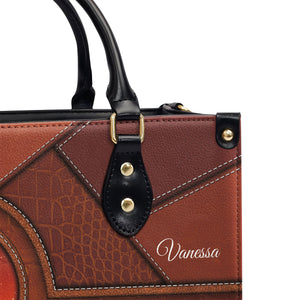 A Grateful Heart Sees Many Blessings - Beautiful Personalized Leather Handbag AHN261