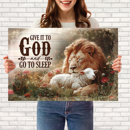 Give It To God And Go To Sleep - Poster JSPTHLT1436D