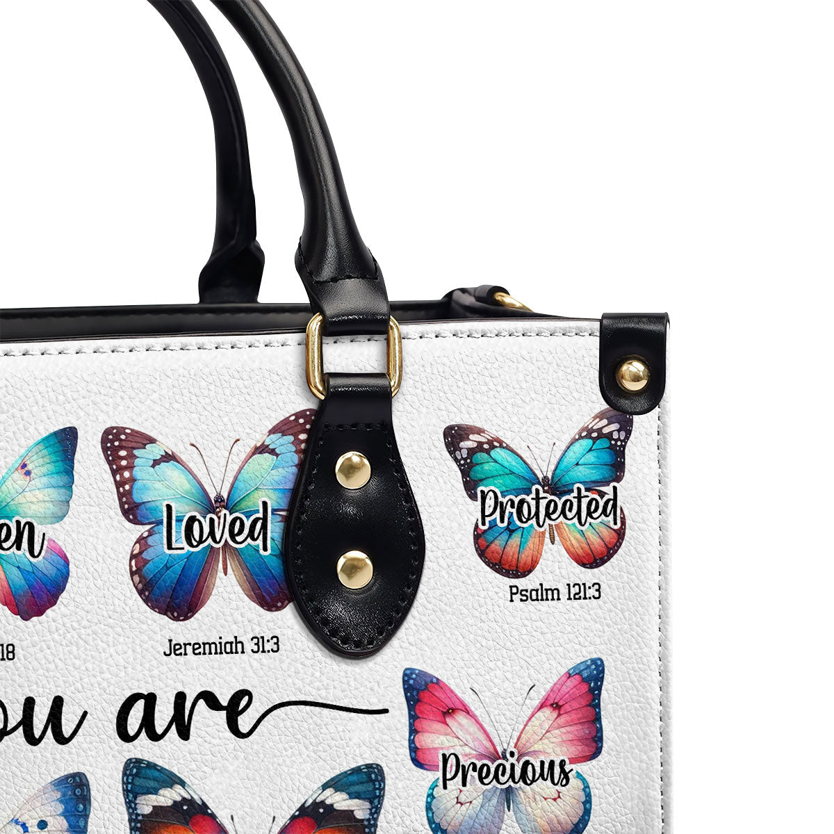Jesuspirit | Personalized Leather Handbag With Zipper | You Are LHBHN901