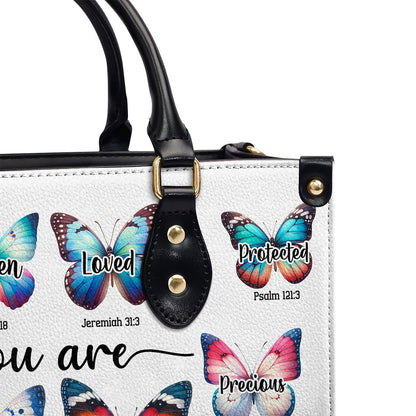 Jesuspirit | Personalized Leather Handbag With Zipper | You Are LHBHN901