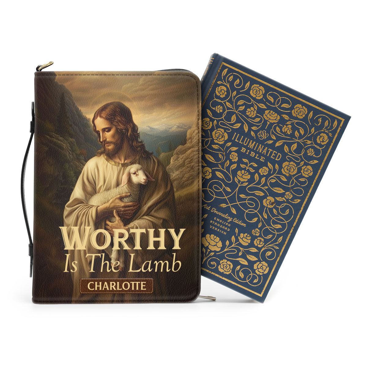 Worthy Is The Lamb | Personalized Bible Cover JSBCPT1163L