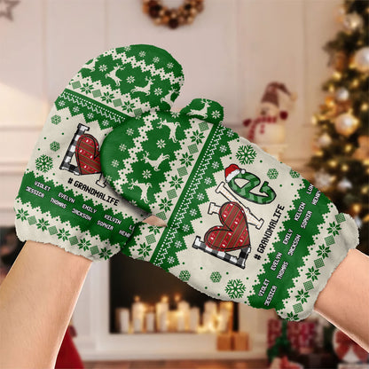 Grandma Life | Personalized Warm Mittens JSWMPT2248TA