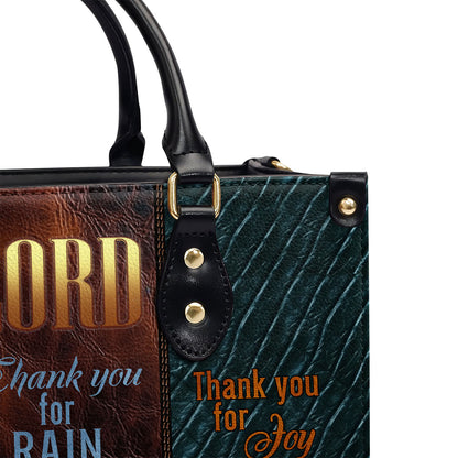 Jesuspirit | Personalized Leather Handbag With Zipper | It's A Beautiful Day LHBM741