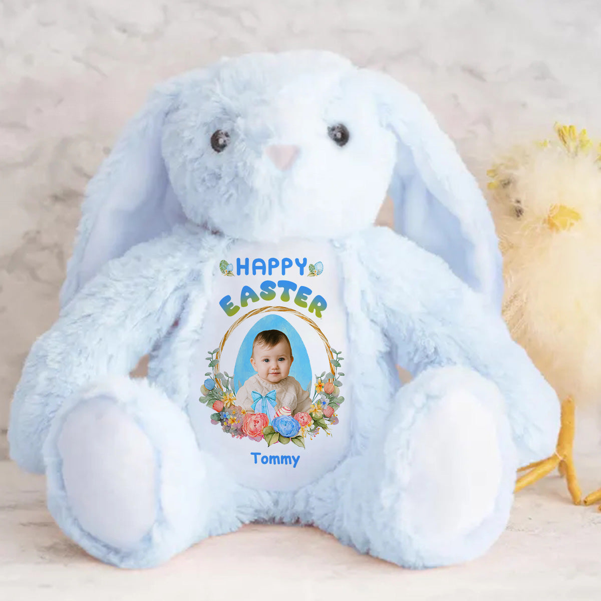 Happy Easter | Personalized Stuffed Bunny