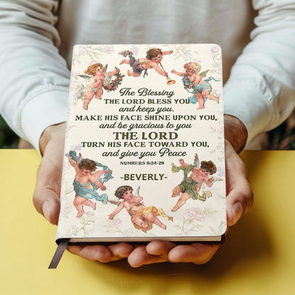 The Blessing | Personalized Leather Cover Notebook