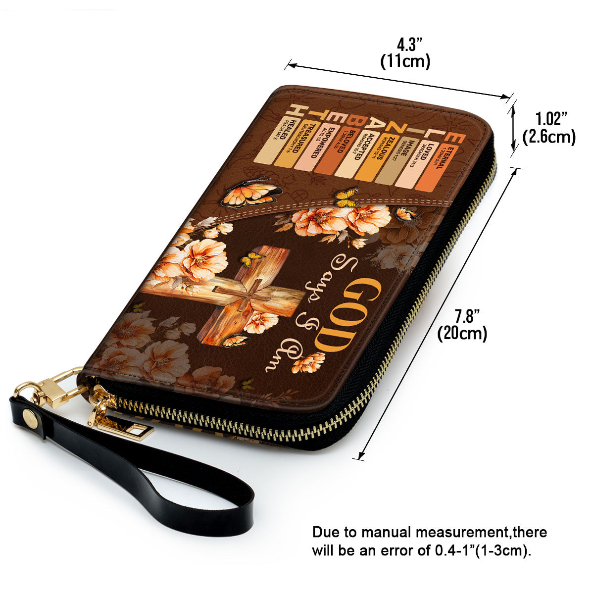 God Says I Am | Personalized Clutch Purse
