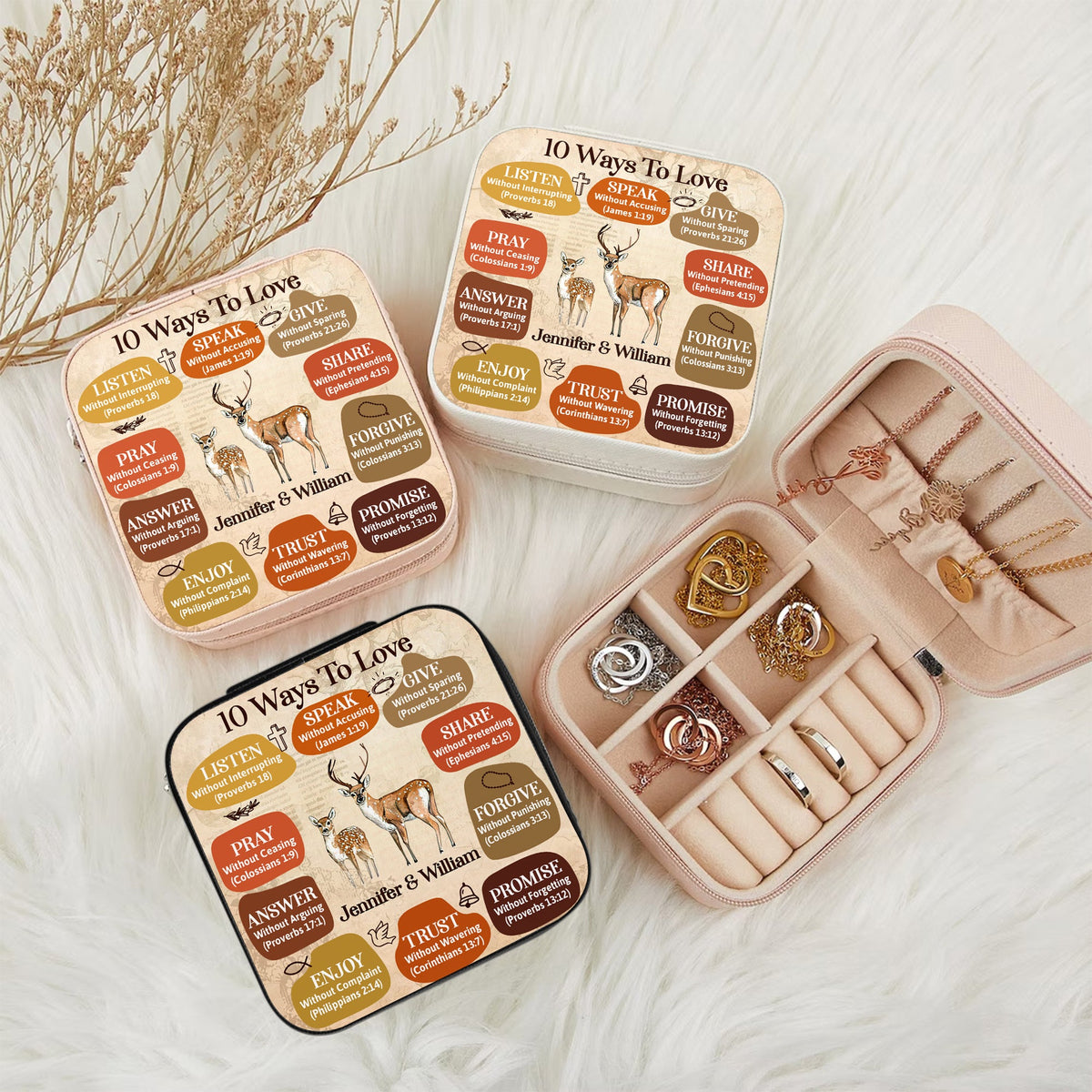 10 Ways To Love | Personalized Jewelry Box