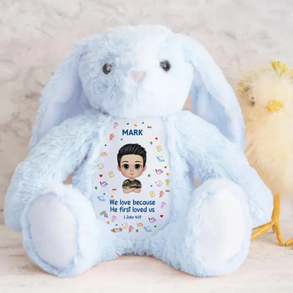 Bible Verse For Kids | Personalized Stuffed Bunny