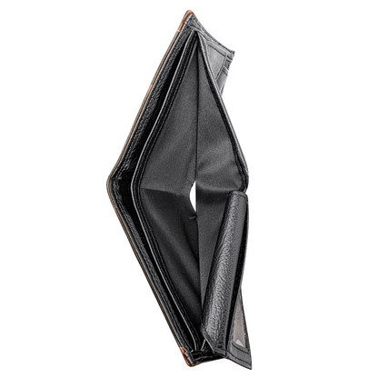 His Children Are Blessed After Him | Personalized Leather Folded Wallet