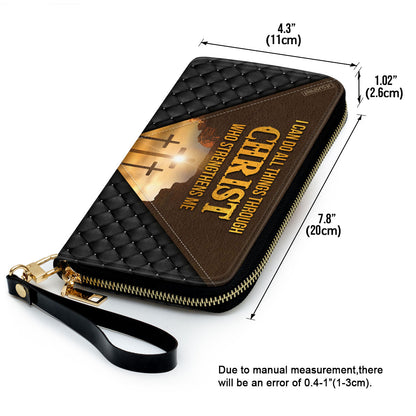 Limited Clutch Purse - I Can Do All Things Through Christ CP11