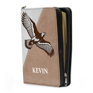 They Will Soar On Wings Like Eagles - Beautiful Personalized Bible Cover BC09