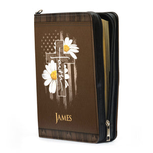 Jesus Christ Is The Same Yesterday And Today And Forever - Personalized Bible Cover BC14