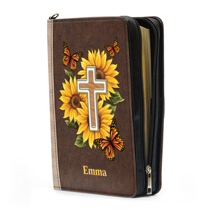 I Will Tell Of All Your Wonders - Lovely Personalized Bible Cover BC27