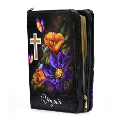 Jesuspirit | Trust In The Lord With All Your Heart | Proverbs 3:5-6 | Gift For Christians | Personalized Bible Cover BCH22