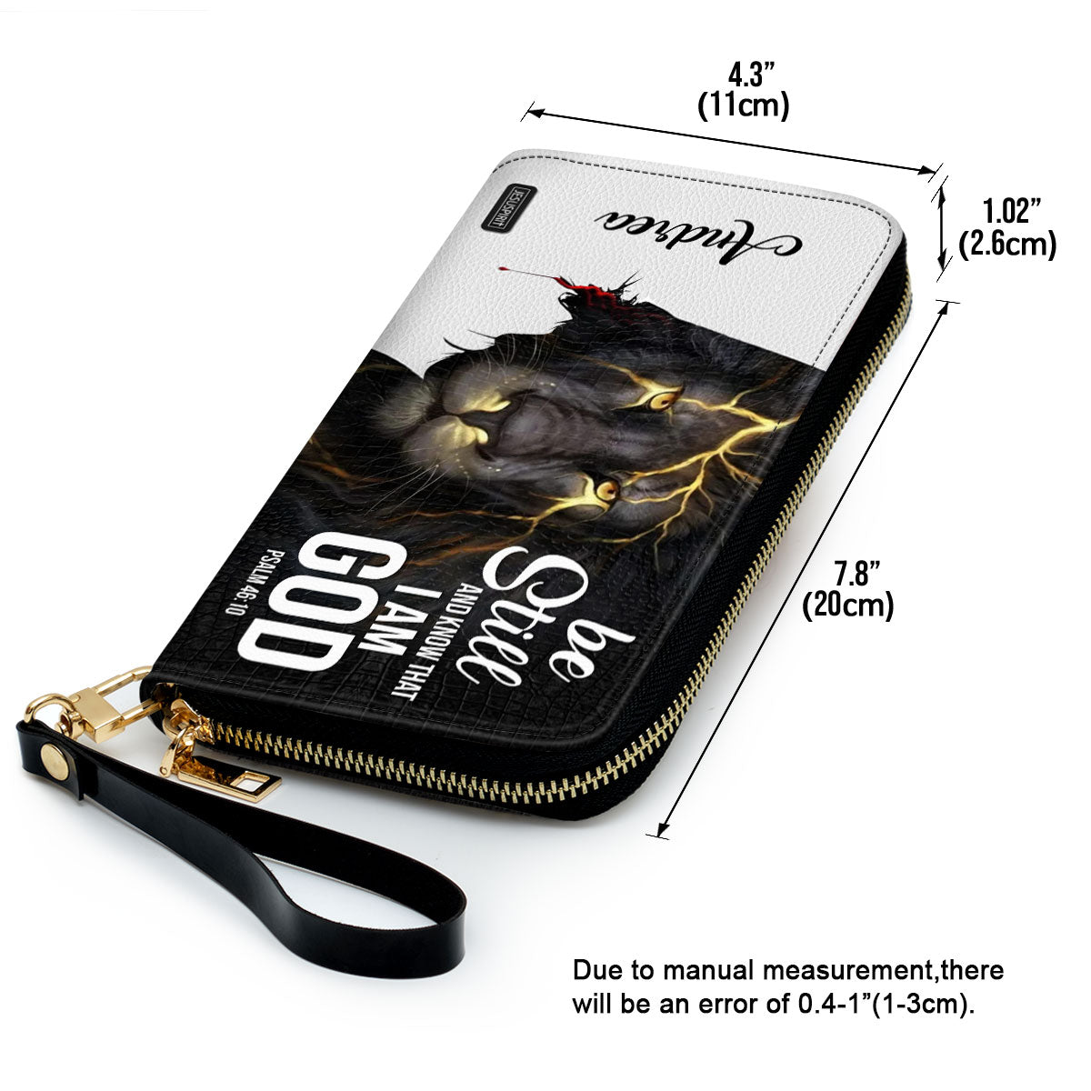 Beautiful Personalized Clutch Purse - Be Still And Know That I Am God H03