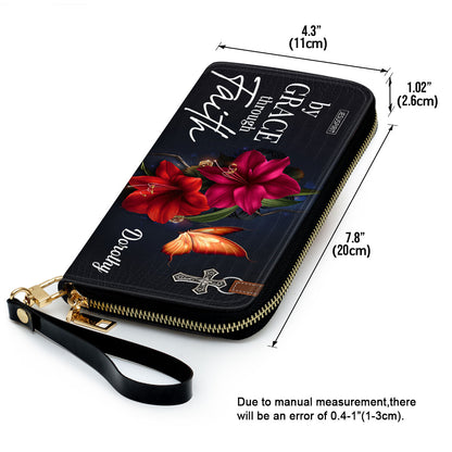 By Grace Through Faith - Special Personalized Clutch Purse H14