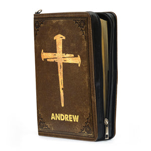 Jesuspirit Leather Bible Cover | Religious Gift | Trust In The Lord Bible Carrying Case HH175FB