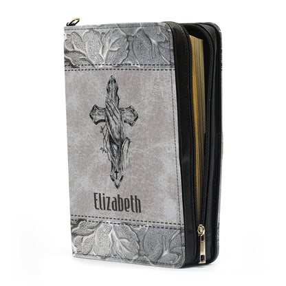 Everywhere I Go Jesus Goes With Me - Beautiful Personalized Bible Cover HHN367