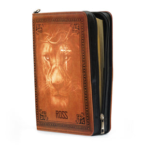 God Is Within Him, He Will Not Fall - Unique Personalized Bible Cover HIHN259B