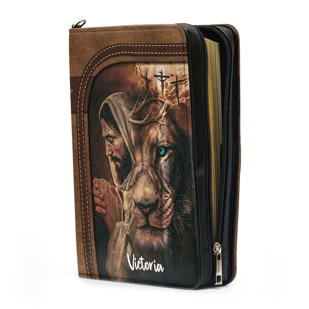 Must-Have Personalized Bible Cover - His Life Saved My Life HIHN312